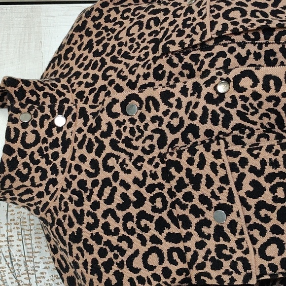 New Marled Animal Print Sweater Jacket Size XS - Picture 3 of 9